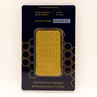  AGC 100g Bullion Minted Gold Bar 99.99%